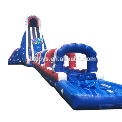 American Flag Huge Inflatable Water Slide, Giant Inflatable Commercial Water Slides