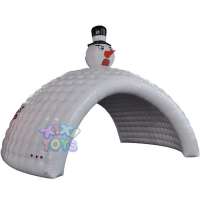 XIXI TOYS Custom Airtight PVC inflatable Snowman Dome For Christmas Party