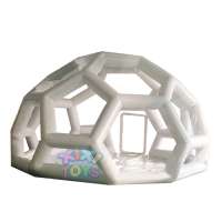 XIXI TOYS Family Backyard tent inflatable show house inflatable football shape camping igloo