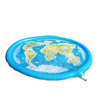 Factory wholesale good price top quality Inflatable Pvc Water Splash Play Mat with map Sprinkle Toys for Kids inflatable toys